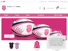 Tablet Screenshot of boutique.stade.fr