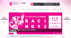 Desktop Screenshot of admin.stade.fr